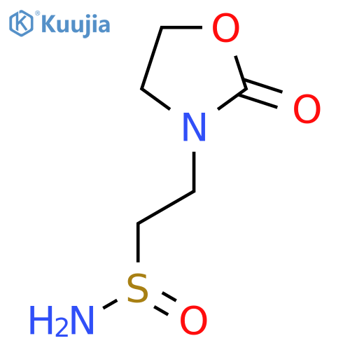 2-(2-Oxo-1,3-oxazolidin-3-yl)ethane-1-sulfinamide structure