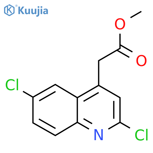 Methyl 2-(2,6-dichloroquinolin-4-yl)acetate structure