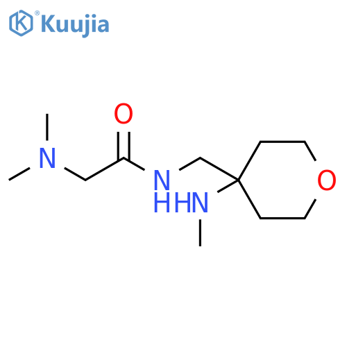 Acetamide, 2-(dimethylamino)-N-[[tetrahydro-4-(methylamino)-2H-pyran-4-yl]methyl]- structure