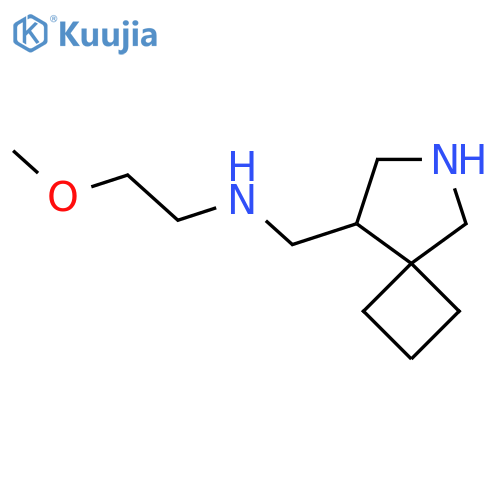 ({6-azaspiro3.4octan-8-yl}methyl)(2-methoxyethyl)amine structure