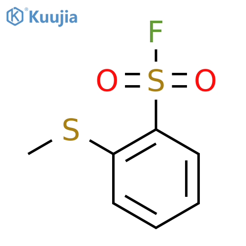 2-(Methylsulfanyl)benzene-1-sulfonyl fluoride structure