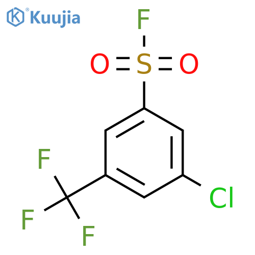 3-Chloro-5-(trifluoromethyl)benzene-1-sulfonyl fluoride structure