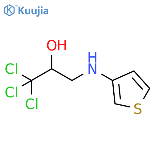 2-Propanol, 1,1,1-trichloro-3-(3-thienylamino)- structure