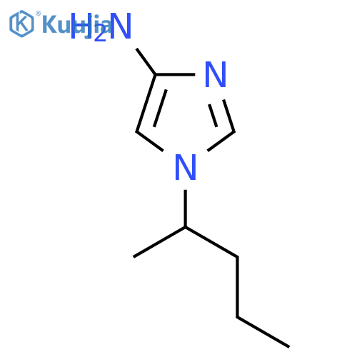 1-(pentan-2-yl)-1H-imidazol-4-amine structure