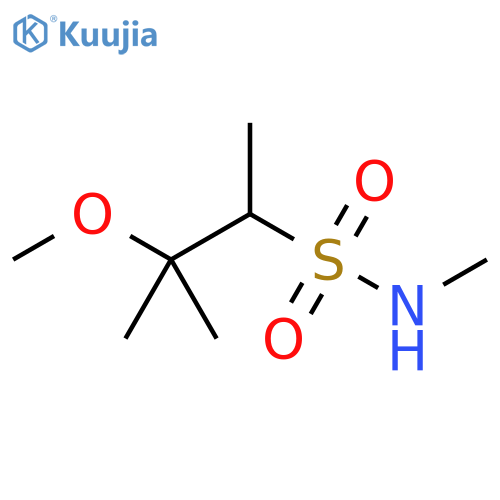 2-Butanesulfonamide, 3-methoxy-N,3-dimethyl- structure