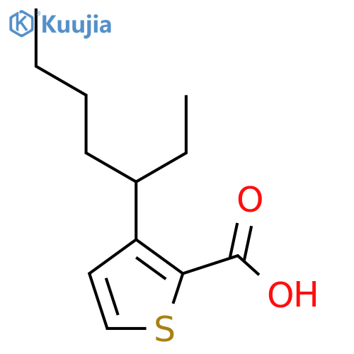 3-(Heptan-3-yl)thiophene-2-carboxylic acid structure