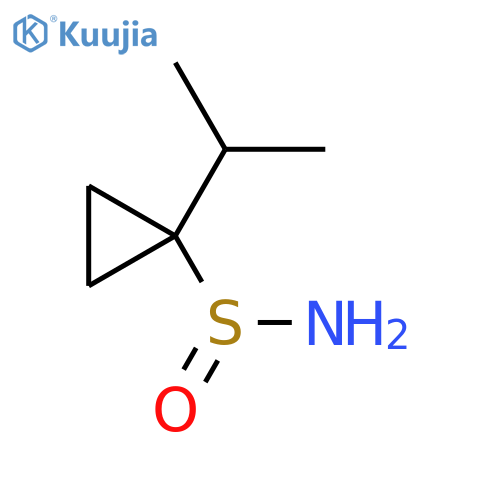 1-(Propan-2-yl)cyclopropane-1-sulfinamide structure