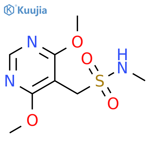 5-Pyrimidinemethanesulfonamide, 4,6-dimethoxy-N-methyl- structure