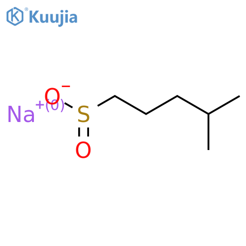 Sodium 4-methylpentane-1-sulfinate structure