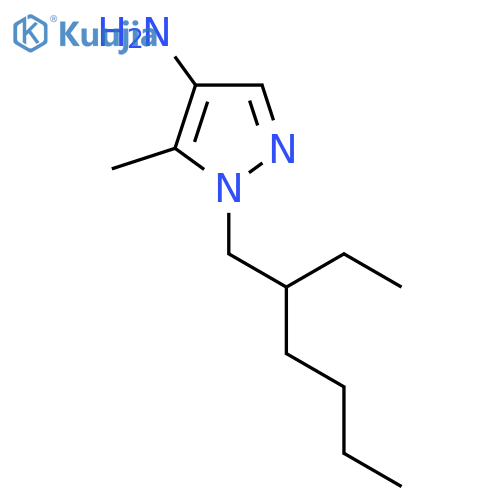 1-(2-ethylhexyl)-5-methyl-1H-pyrazol-4-amine structure