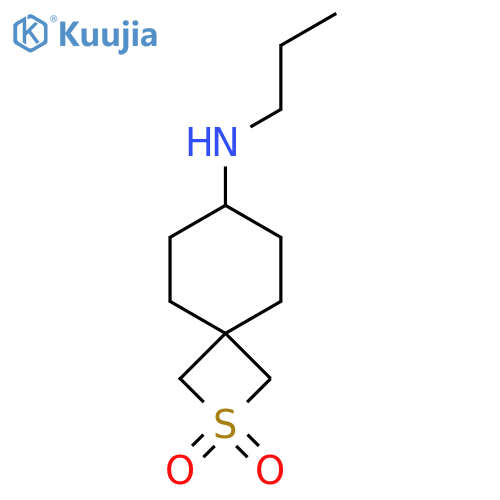7-(Propylamino)-2lambda6-thiaspiro[3.5]nonane-2,2-dione structure