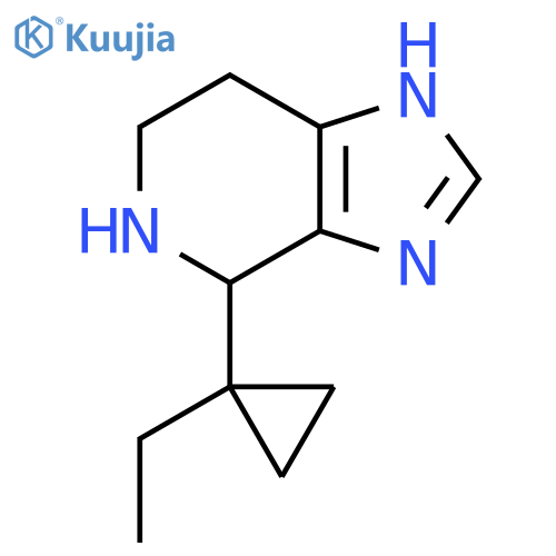 4-(1-ethylcyclopropyl)-3H,4H,5H,6H,7H-imidazo4,5-cpyridine structure