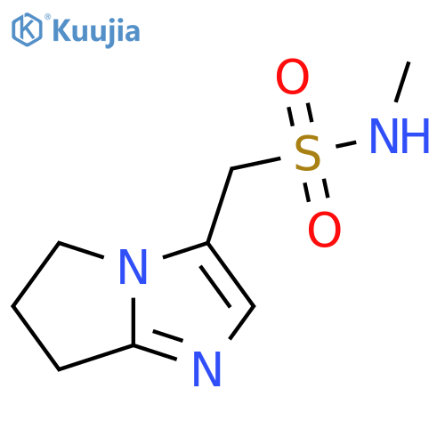 5H-Pyrrolo[1,2-a]imidazole-3-methanesulfonamide, 6,7-dihydro-N-methyl- structure