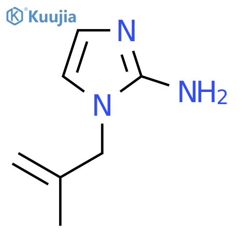 1-(2-methylprop-2-en-1-yl)-1H-imidazol-2-amine structure