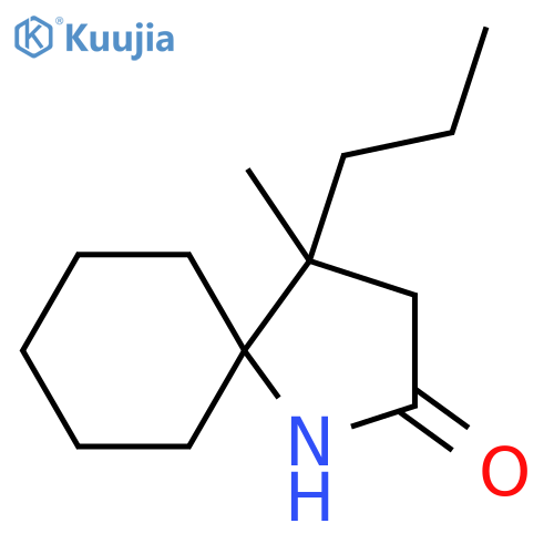 4-Methyl-4-propyl-1-azaspiro[4.5]decan-2-one structure