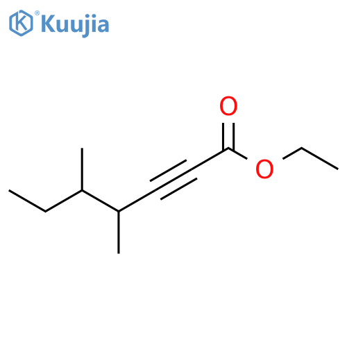 2-Heptynoic acid, 4,5-dimethyl-, ethyl ester structure
