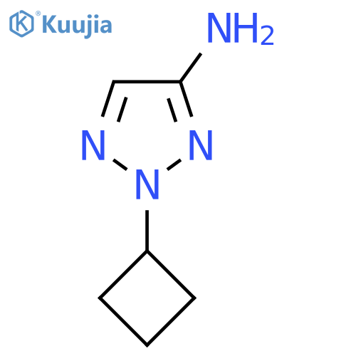 2-cyclobutyl-2H-1,2,3-triazol-4-amine structure