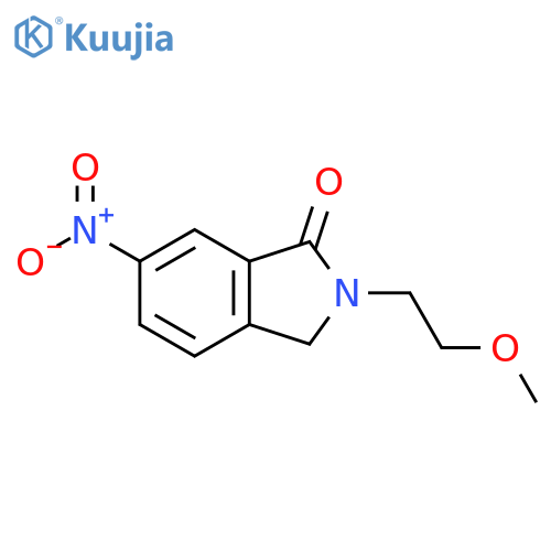 1H-Isoindol-1-one, 2,3-dihydro-2-(2-methoxyethyl)-6-nitro- structure