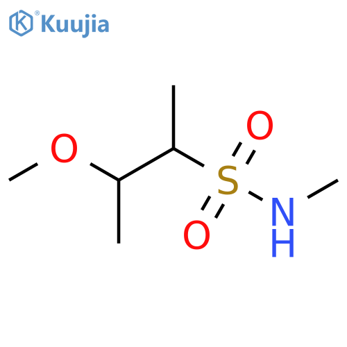 2-Butanesulfonamide, 3-methoxy-N-methyl- structure