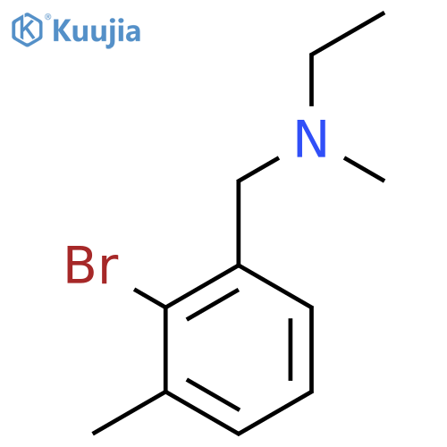 [(2-Bromo-3-methylphenyl)methyl](ethyl)methylamine structure