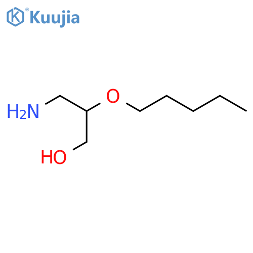 3-Amino-2-(pentyloxy)propan-1-ol structure