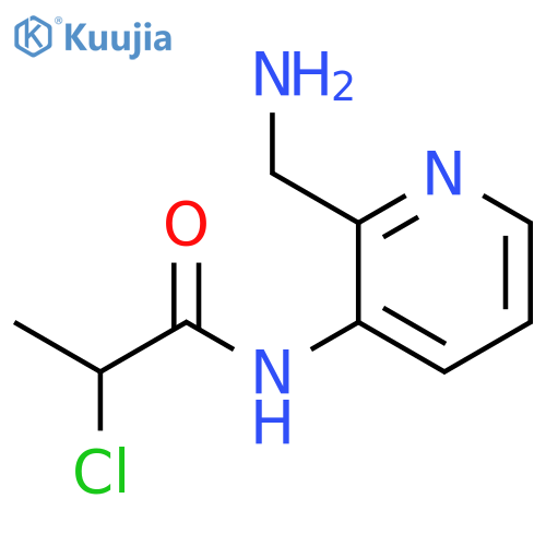 Propanamide, N-[2-(aminomethyl)-3-pyridinyl]-2-chloro- structure