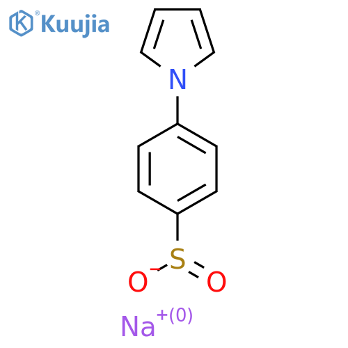 sodium 4-(1H-pyrrol-1-yl)benzene-1-sulfinate structure