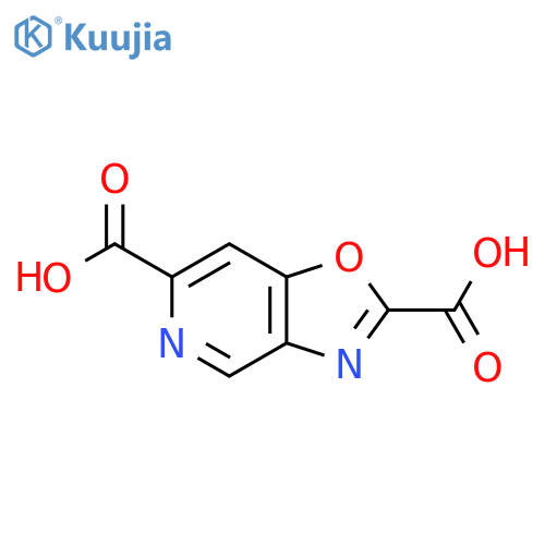 Oxazolo[4,5-c]pyridine-2,6-dicarboxylic acid structure