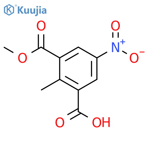 1,3-Benzenedicarboxylic acid, 2-methyl-5-nitro-, 1-methyl ester structure