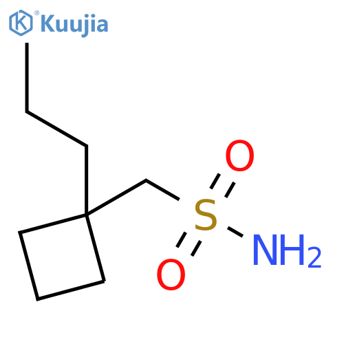 Cyclobutanemethanesulfonamide, 1-propyl- structure