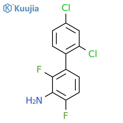 3-(2,4-Dichlorophenyl)-2,6-difluoroaniline structure