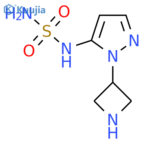 N-1-(azetidin-3-yl)-1H-pyrazol-5-ylaminosulfonamide structure