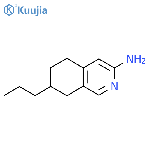7-Propyl-5,6,7,8-tetrahydroisoquinolin-3-amine structure