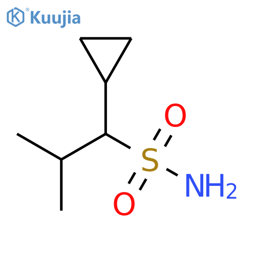 Cyclopropanemethanesulfonamide, α-(1-methylethyl)- structure