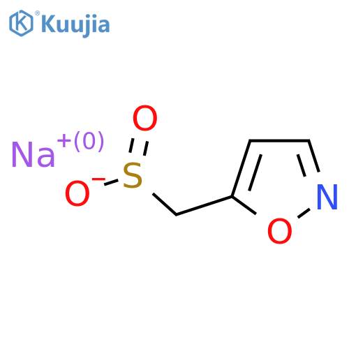 Sodium (1,2-oxazol-5-yl)methanesulfinate structure