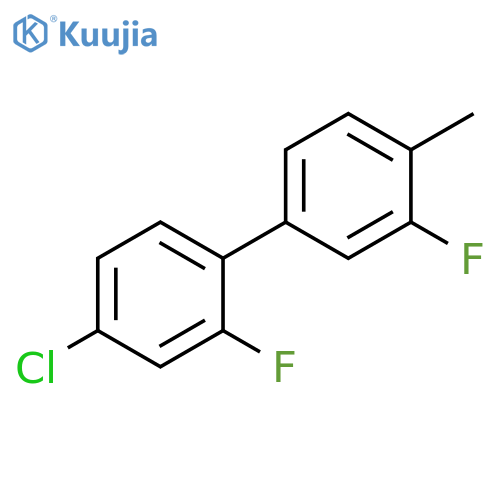 1,1'-Biphenyl, 4-chloro-2,3'-difluoro-4'-methyl- structure