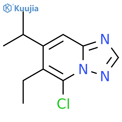 5-chloro-6-ethyl-7-(propan-2-yl)-1,2,4triazolo1,5-apyridine structure