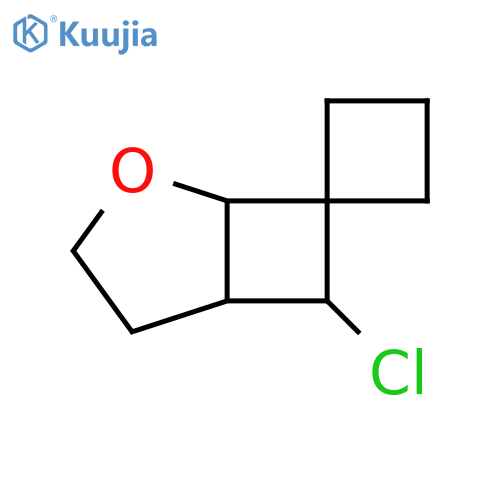 Spiro[cyclobutane-1,7'-[2]oxabicyclo[3.2.0]heptane], 6'-chloro- structure