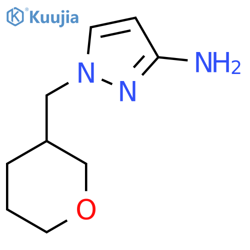 1-(oxan-3-yl)methyl-1H-pyrazol-3-amine structure