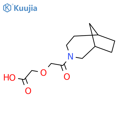 2-(2-{3-Azabicyclo[4.2.1]nonan-3-yl}-2-oxoethoxy)acetic acid structure