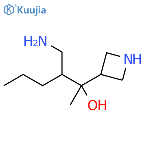 3-Azetidinemethanol, α-[1-(aminomethyl)butyl]-α-methyl- structure