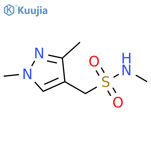 1H-Pyrazole-4-methanesulfonamide, N,1,3-trimethyl- structure