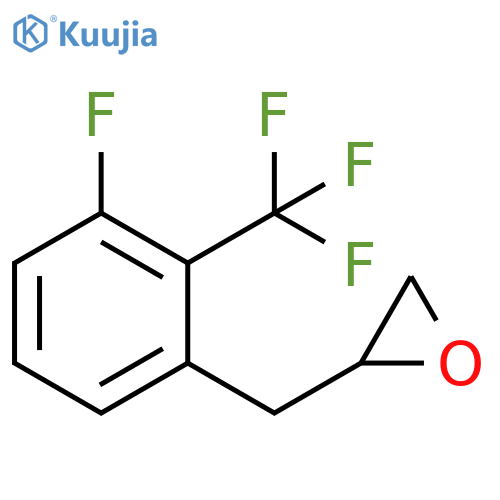 Oxirane, 2-[[3-fluoro-2-(trifluoromethyl)phenyl]methyl]- structure
