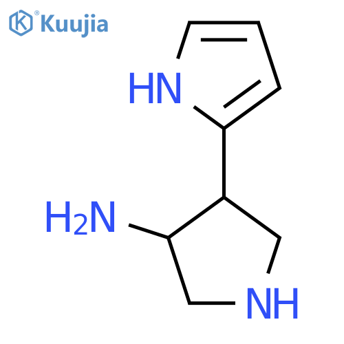 4-(1H-pyrrol-2-yl)pyrrolidin-3-amine structure