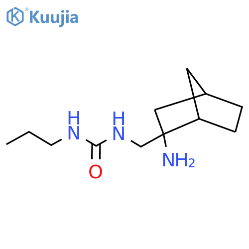 1-({2-aminobicyclo2.2.1heptan-2-yl}methyl)-3-propylurea structure