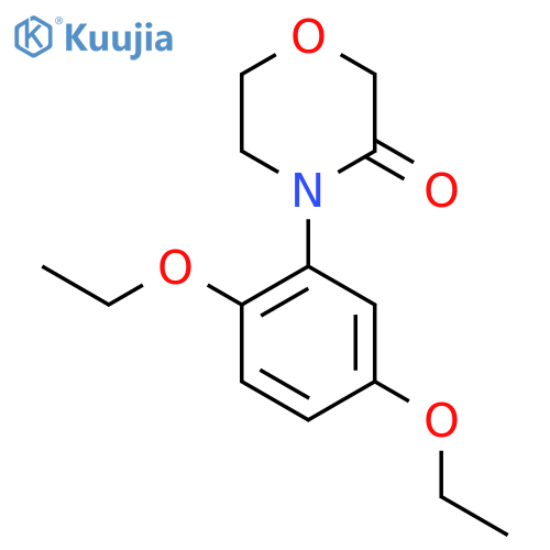 4-(2,5-diethoxyphenyl)morpholin-3-one structure