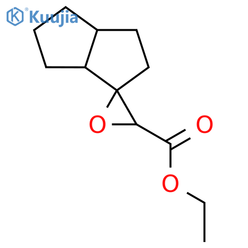 ethyl hexahydro-2'H-spiro[oxirane-2,1'-pentalene]-3-carboxylate structure