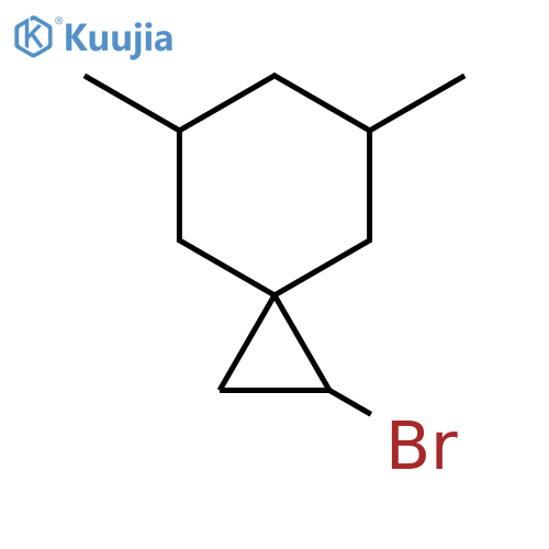 1-bromo-5,7-dimethylspiro2.5octane structure