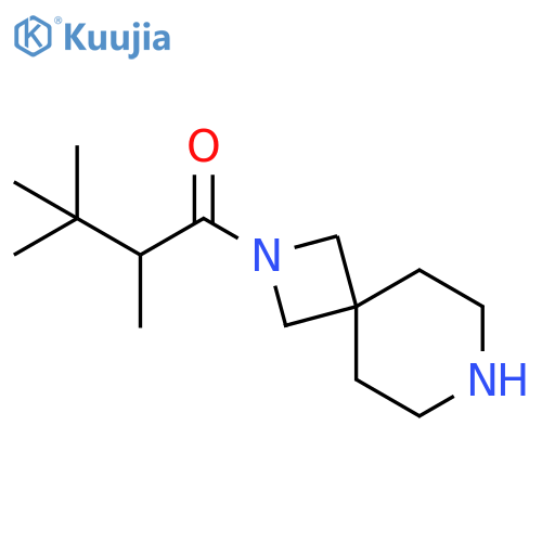 1-Butanone, 1-(2,7-diazaspiro[3.5]non-2-yl)-2,3,3-trimethyl- structure