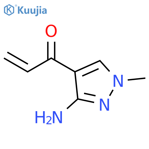2-Propen-1-one, 1-(3-amino-1-methyl-1H-pyrazol-4-yl)- structure